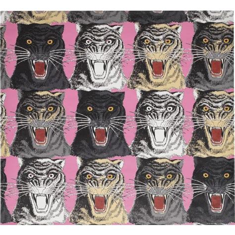 gucci tiger wallpaper|gucci pink tiger face wallpaper.